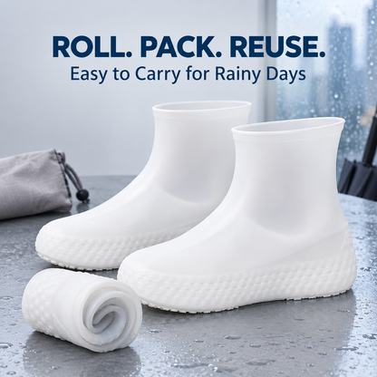 🌧️🥾 Buy 1 Get 1 Free – Outdoor Reusable Latex Rain Boot Covers | Waterproof & Durable ✨✨