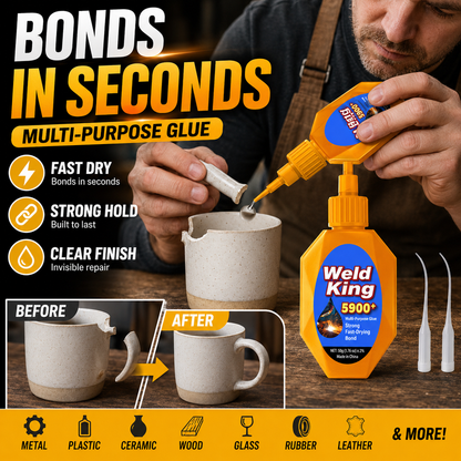 ⚡Quick Dry Multifunctional Super Glue Adhesive