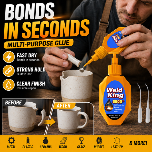 ⚡Quick Dry Multifunctional Super Glue Adhesive