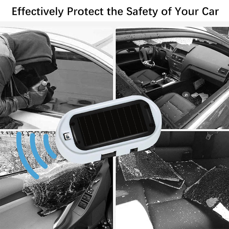 Compact Solar Anti-Theft LED Flashing Lamp