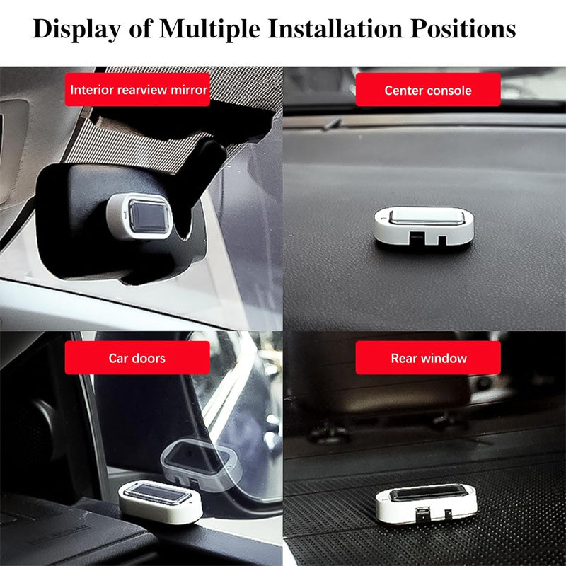 Compact Solar Anti-Theft LED Flashing Lamp