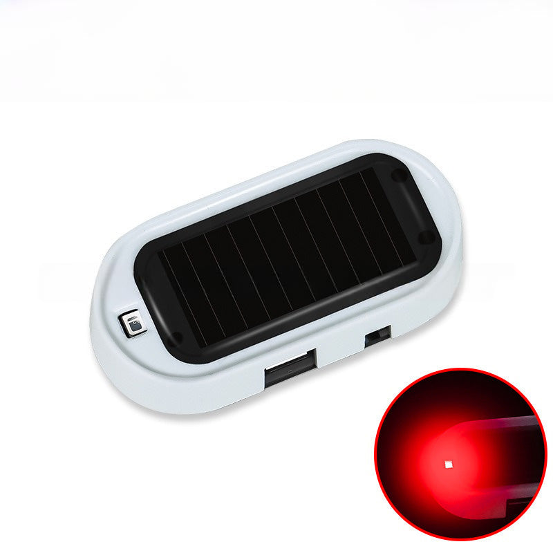 Compact Solar Anti-Theft LED Flashing Lamp