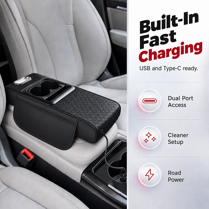 ⏳🔥LIMITED-TIME 50% OFF! ⏰Multifunctional Car Armrest Cushion