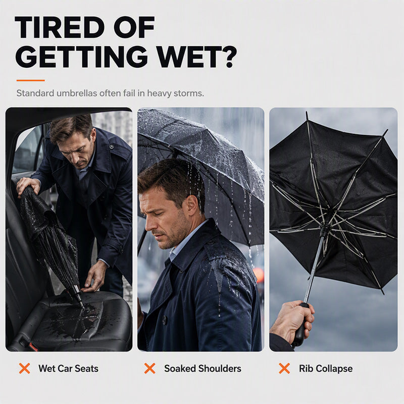 ☂️50% OFF NOW! Extra-Large Folding Umbrella – 130cm