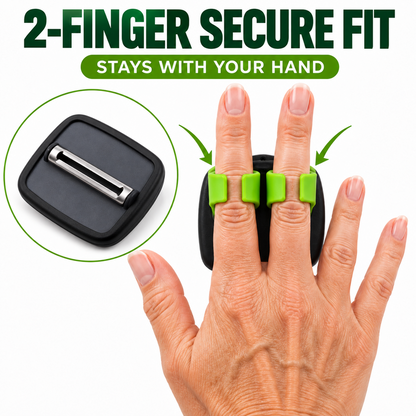 🥳2026 HOT SALE🥳💞50K+ SOLD! 🧣❄️ 50% OFF!Ergonomic Two-Finger Fruit and Vegetable Peeler